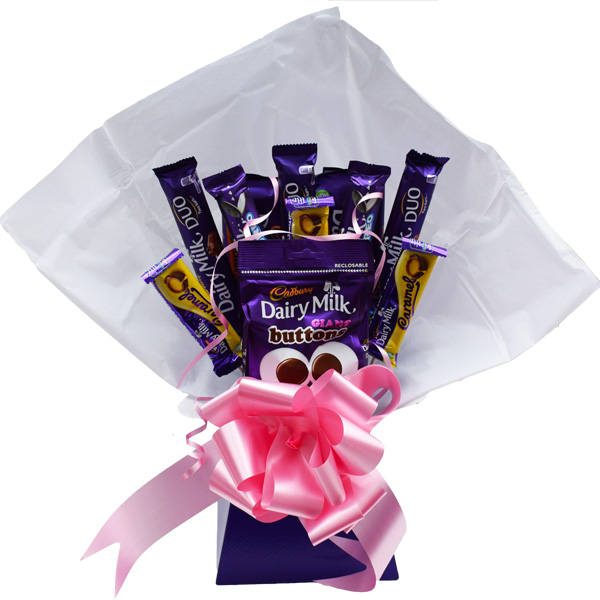 Cadburys Dairy Milk Chocolate Bouquet Sweet Hamper Perfect Gift