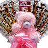 New Born Baby Girl Galaxy Chocolate Bouquet – Perfect Unique Special Occasion Baby Shower Gift for Her Hamper