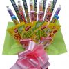 Retro Sweets Bouquet – Perfect Kids Birthday Anniversary Special Occasion Sorry Leaving For Her Him Hamper Gift